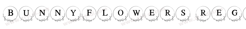 BunnyFlowers Regular字体转换